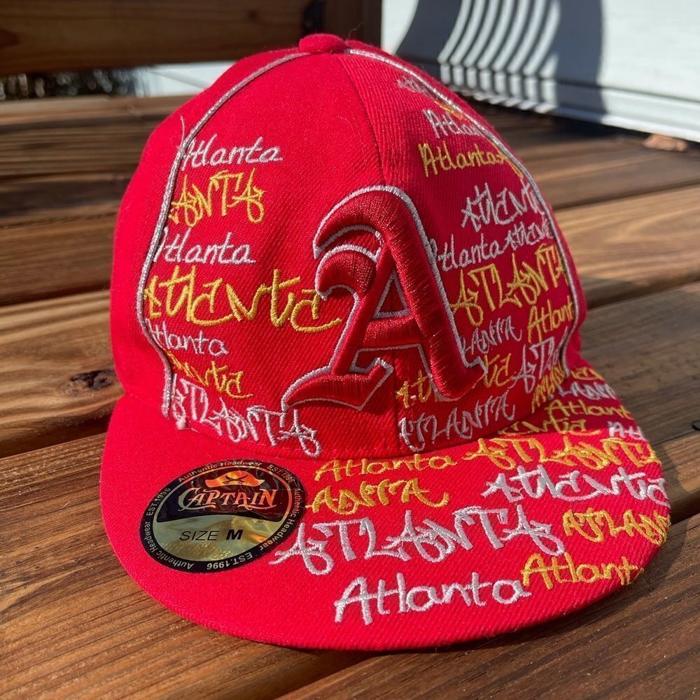 Atlanta Ga souvenir fitted cap